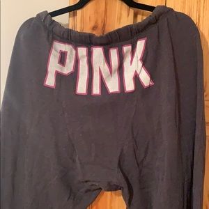 Pink boyfriend sweatpants